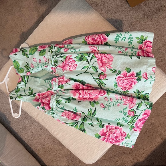 Gymboree Baby Girls Mommy And Me Floral Dress - Time For Tea - Glade Green - Picture 2 of 3